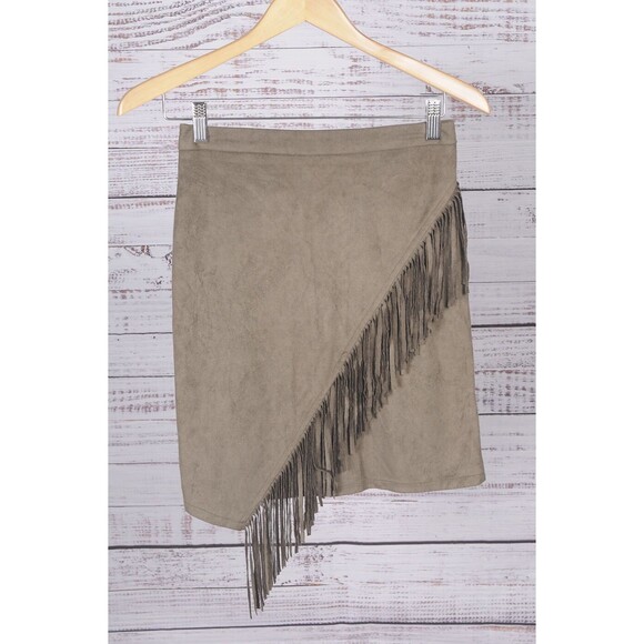 Ontwelfth Dresses & Skirts - Ontwelfth Ultra Faux Suede w/Fringe Size S